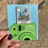 Quran Quote 94:5 Polaroid Hard Enamel Pin - Image 3