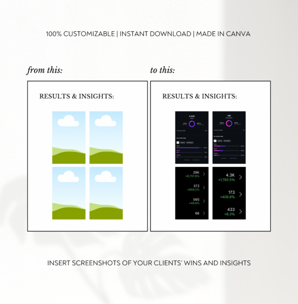 Social Media Manager Portfolio Template | Marketing Portfolio Template | Editable Canva Templates - Image 3