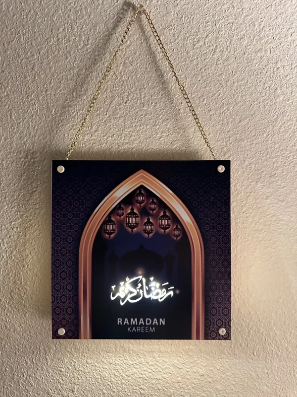 Ramadan Kareem hanging decor stand - Image 3