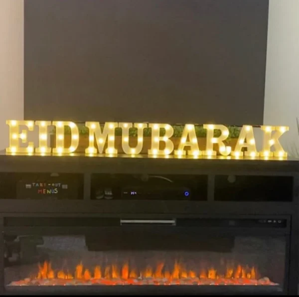 Eid Mubarak LED Letters - Image 2