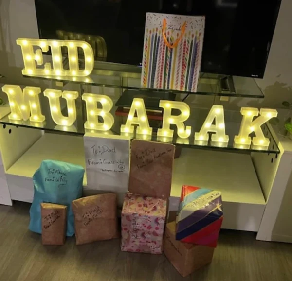 Eid Mubarak LED Letters - Image 3