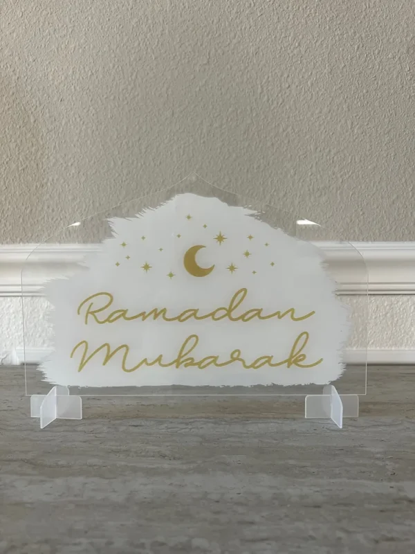 Ramadan Mubarak acrylic stand