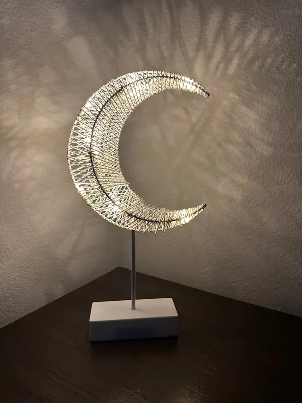 Crescent Moon Light Up Stand