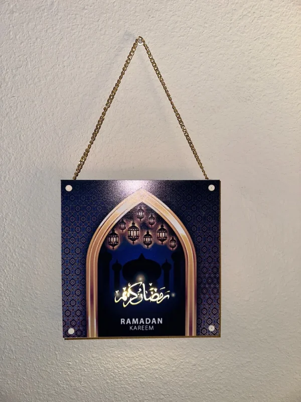 Ramadan Kareem hanging decor stand - Image 4