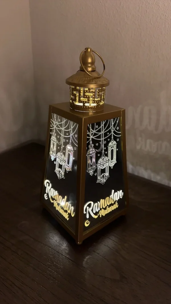 Ramadan Mubarak Mirrored Lantern - Image 5