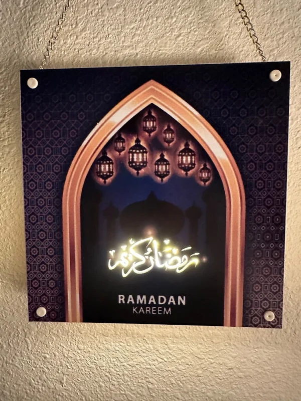 Ramadan Kareem hanging decor stand - Image 2