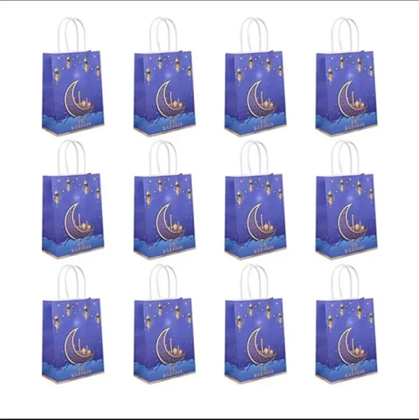 Eid Mubarak gift/favor bags 12 pack - Image 3