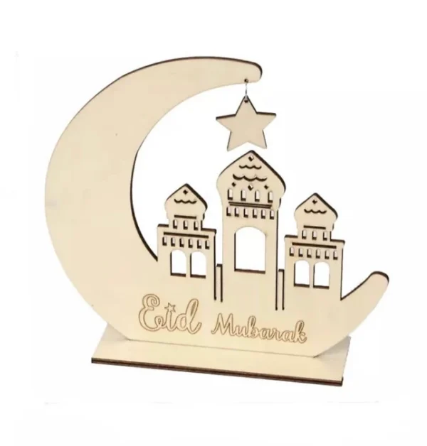 Eid Mubarak Wooden plaque