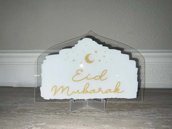 Eid Mubarak stand
