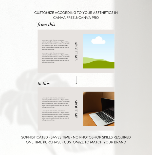 Social Media Manager Portfolio Template | Marketing Portfolio Template | Editable Canva Templates - Image 4