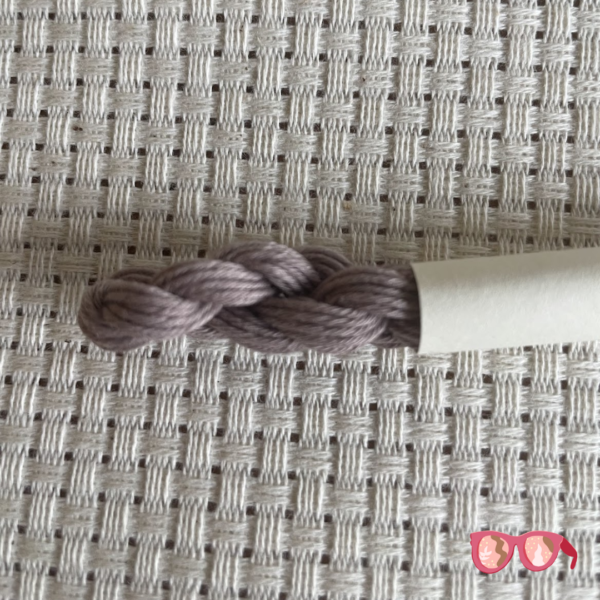 Hibiscus Purple - Botanically Dyed Sashiko Embroidery Thread 20/6 (8m) - Image 2