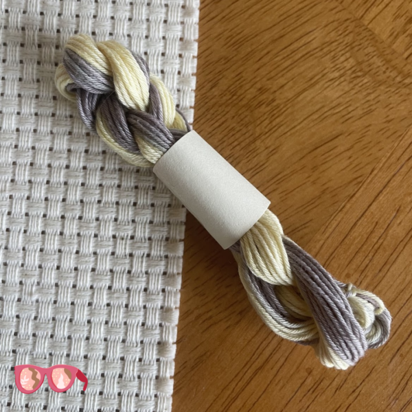 Safflower Berry Hibiscus Variegated - Botanically Dyed Sashiko Embroidery Thread 20/6 (16m) - Image 2