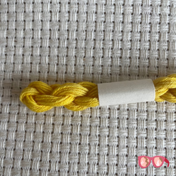 Turmeric Yellow - Botanically Dyed Sashiko Embroidery Thread 20/6 (8m) - Image 2