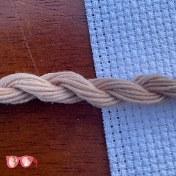 Onion Skin Brown - Botanically Dyed Sashiko Embroidery Thread 20/6 (8m) - Image 4