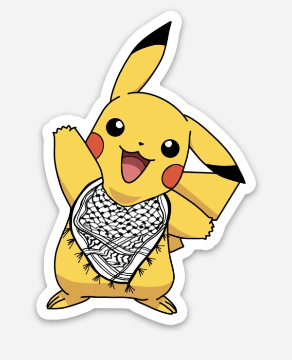 Pikachu Keffiyeh Sticker