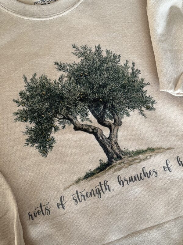 Palestine Sweatshirt (Olive Tree) - Image 2