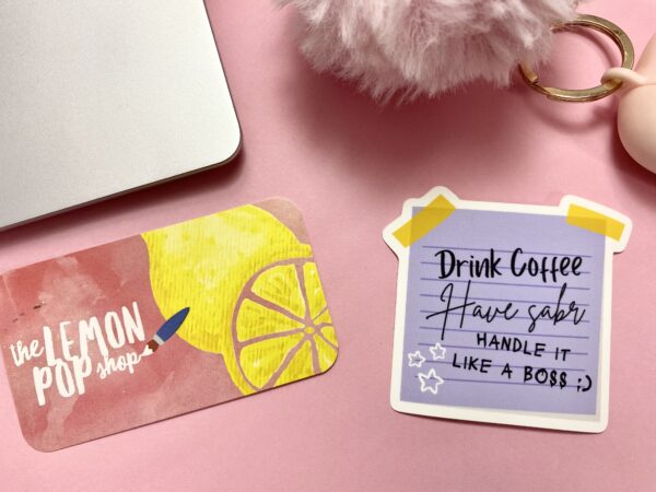 Drink Coffee, Have Sabr, Handle It Like A Boss Sticker | Islamic Stickers | Laptop Stickers - Image 2