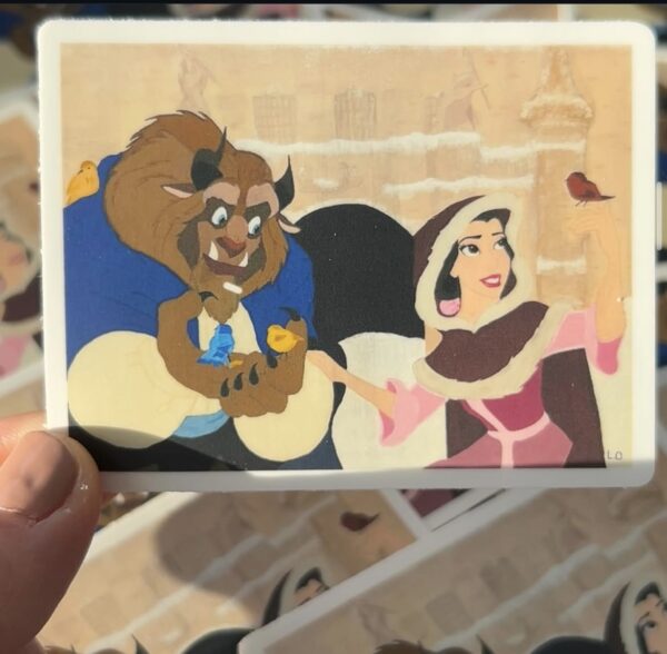 Beauty and the Beast Sticker