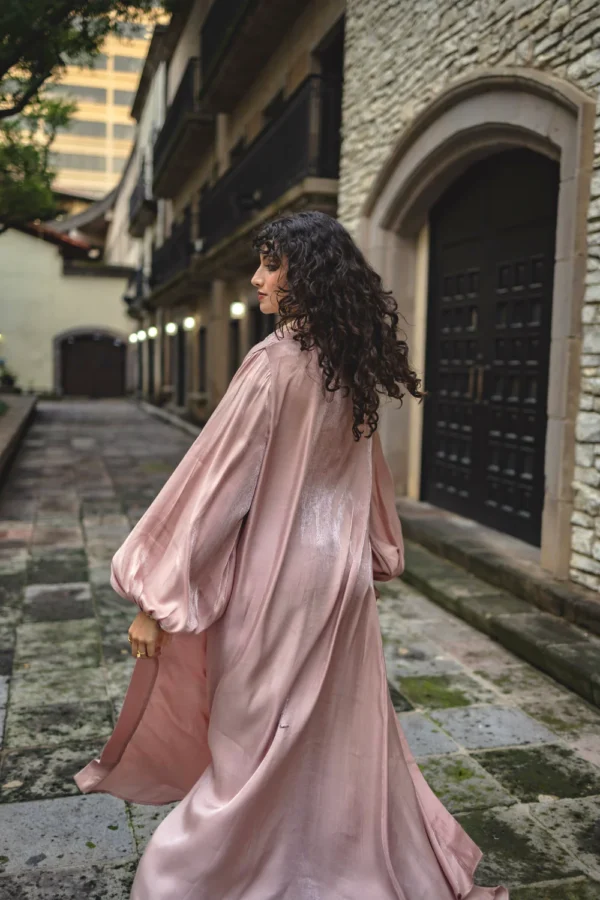 Dusty Rose Abaya - Image 3