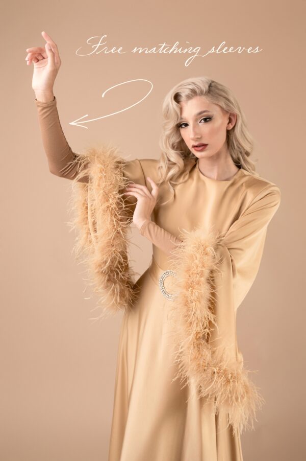 Amira (Gold) Gown - Image 3