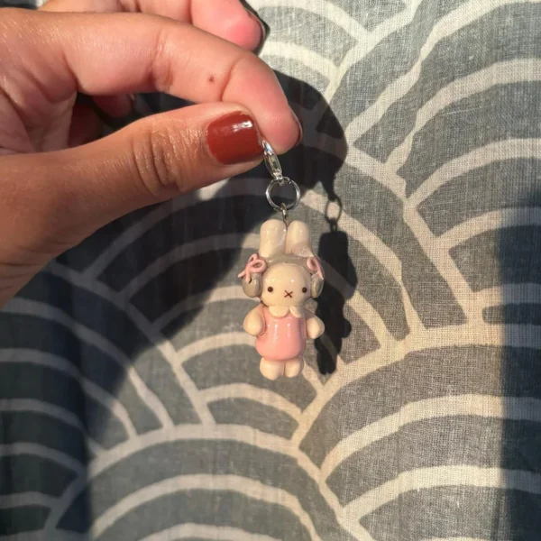 bunny headphones phone charm / keychain! - Image 4