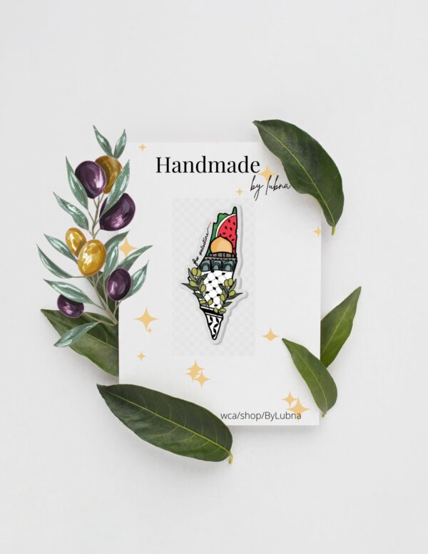 Palestine Pin | Watermelon, Dome of Rock, Keffiyeh & Olive | Free Palestine | Map Palestine| Proceeds donated to Gaza | Islamic Relief