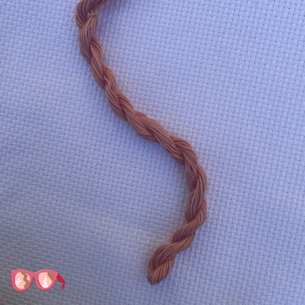 Madder Root Medium Pink - Botanically Dyed Sashiko Embroidery Thread 20/6 (8m) - Image 4