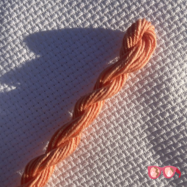 Madder Root Medium Pink - Botanically Dyed Sashiko Embroidery Thread 20/6 (8m) - Image 3