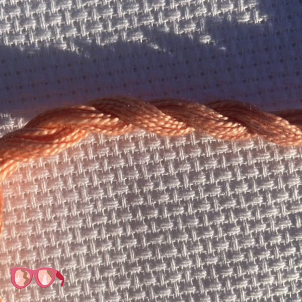 Madder Root Light Orange - Botanically Dyed Perle Cotton Embroidery Thread Size #8 (8m) - Image 3