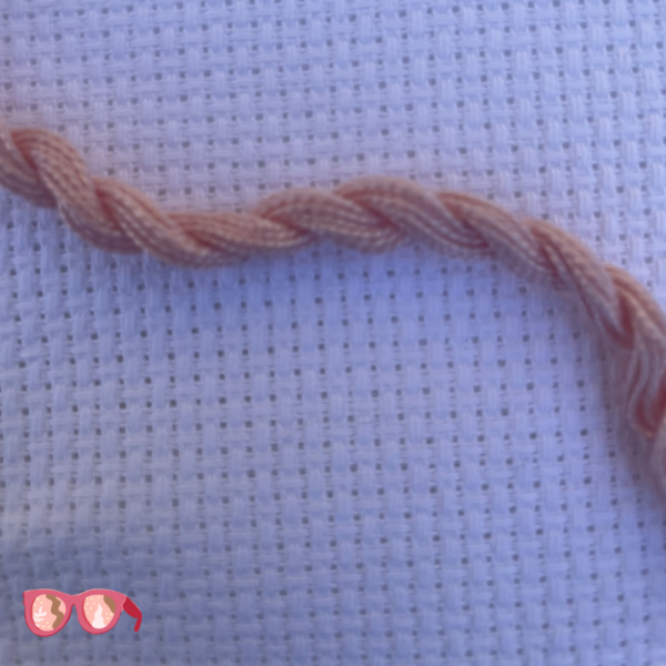 Madder Root Light Pink - Botanically Dyed Perle Cotton Embroidery Thread Size #8 (8m) - Image 3