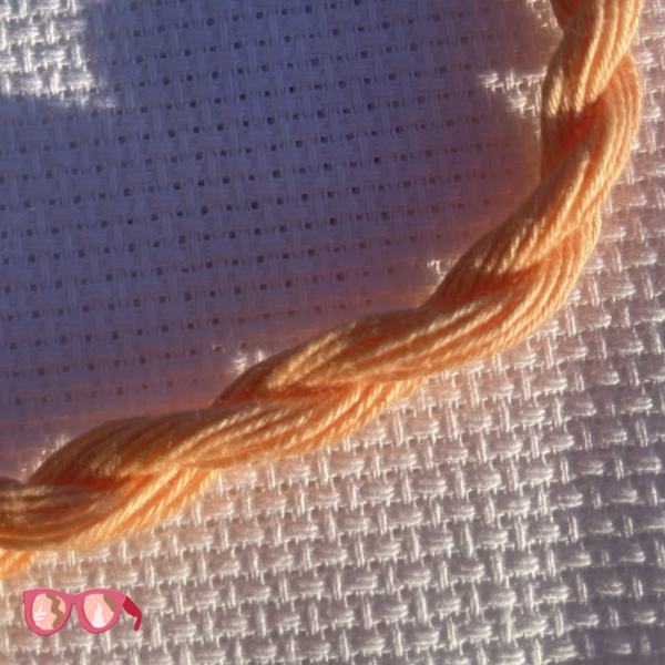 Madder Root Light Orange - Botanically Dyed Sashiko Embroidery Thread 20/6 (8m) - Image 3