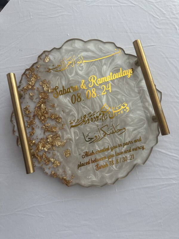 Gold Resin Ring Tray - Image 2