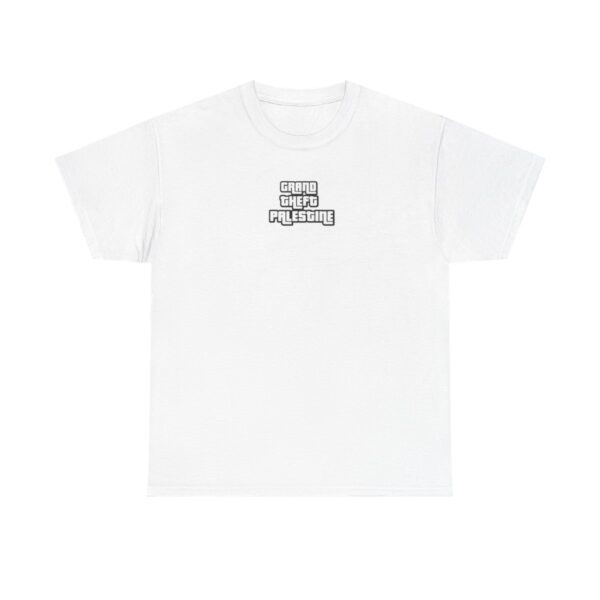 Grand Theft Palestine White tshirt - Image 2