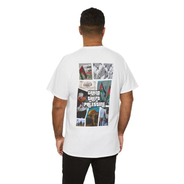 Grand Theft Palestine White tshirt