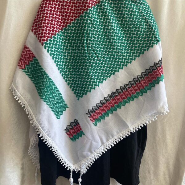 Flag Colors Woven Keffiyeh