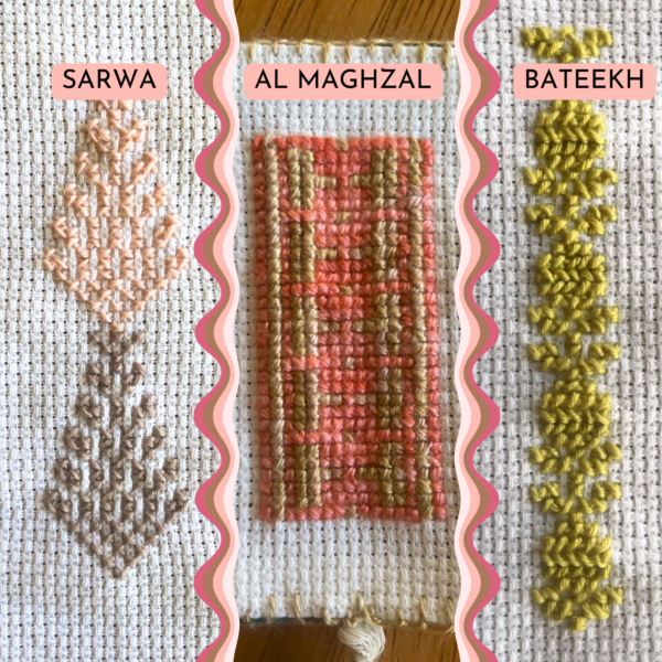 Custom Beginner Tatreez Kit With Naturally Dyed Thread - Image 6