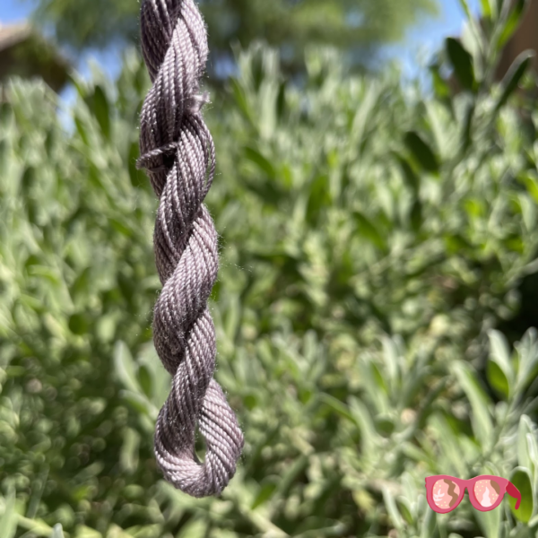 Naturally Dyed Pearl Silk Thread for Tatreez - Image 3