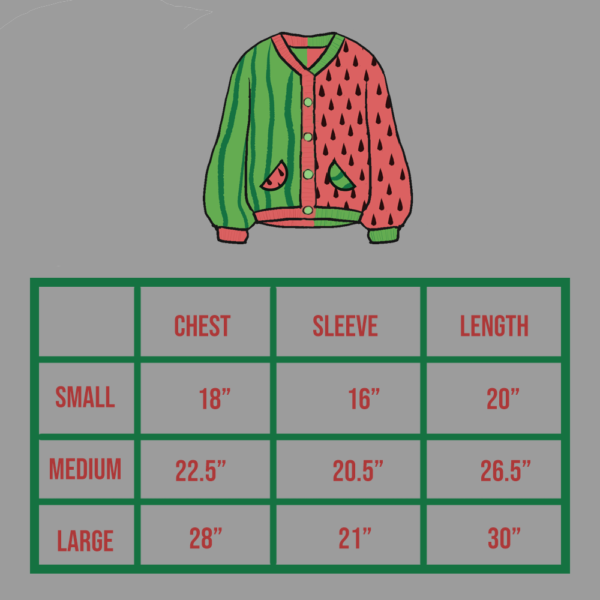 Watermelon Pride (CARDIGAN PRE-ORDERS) - Image 6