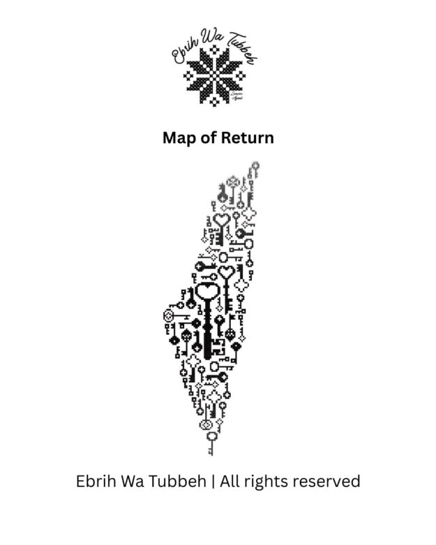 Map of Return Tatreez Pattern | PDF file