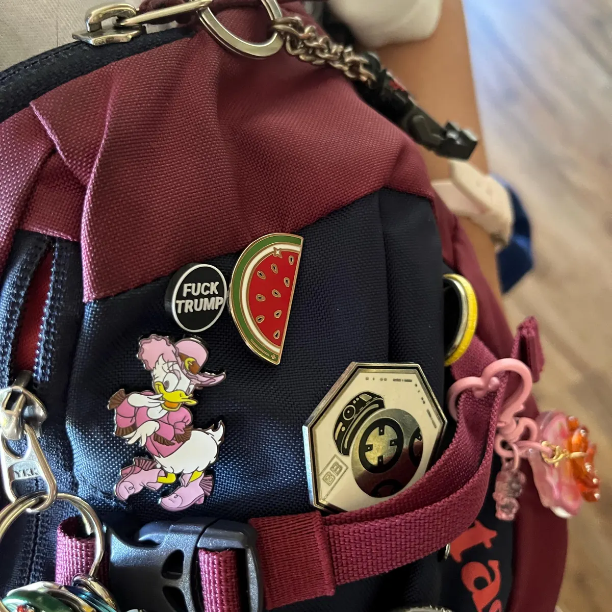 Palestine Watermelon Pin | Hard Enamel | Palestine Flag Falasteen | for bags, clothes, hats, lanyards Christmas stocking stuffer - Image 4